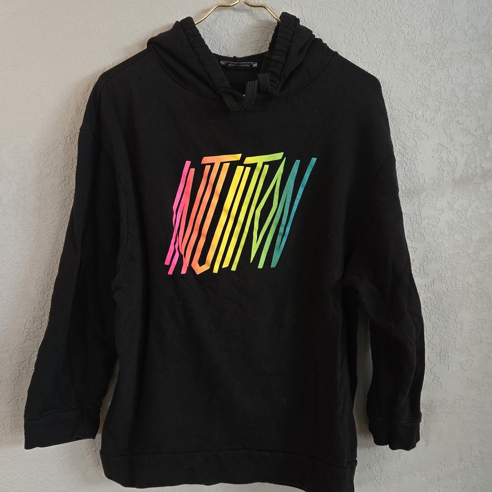 Zara Intuition Black Hooded Sweatshirt